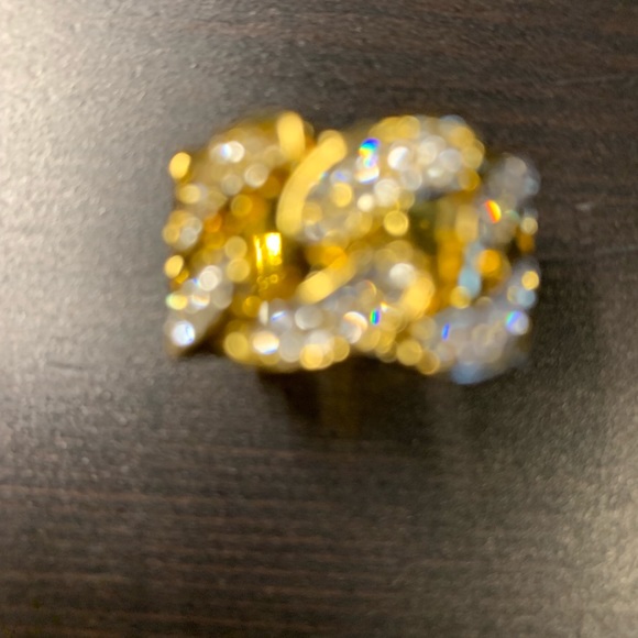 Iced Out Cuban Link Ring - Picture 3 of 3